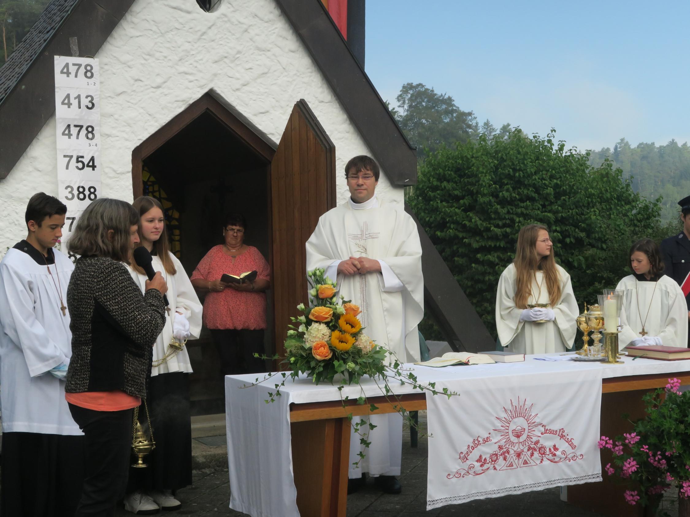 Kirchweihfestgottesdienst an der Kapelle 2021