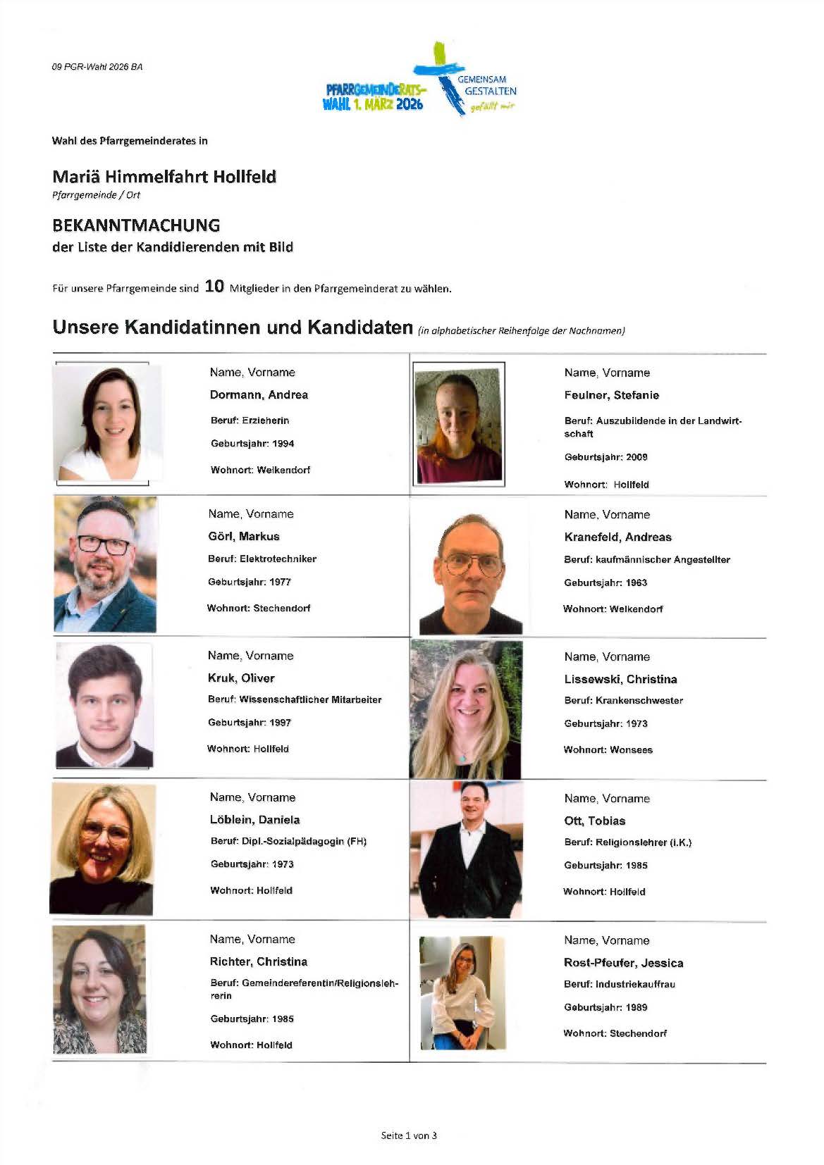 PGR-Kandidaten