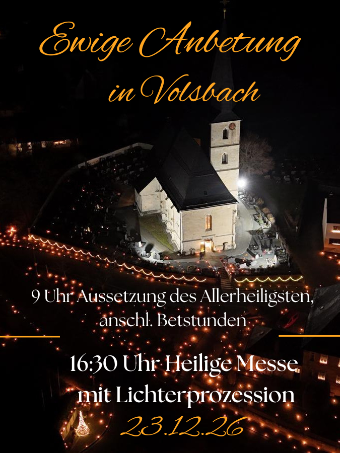Ewige Anbetung Volsbach